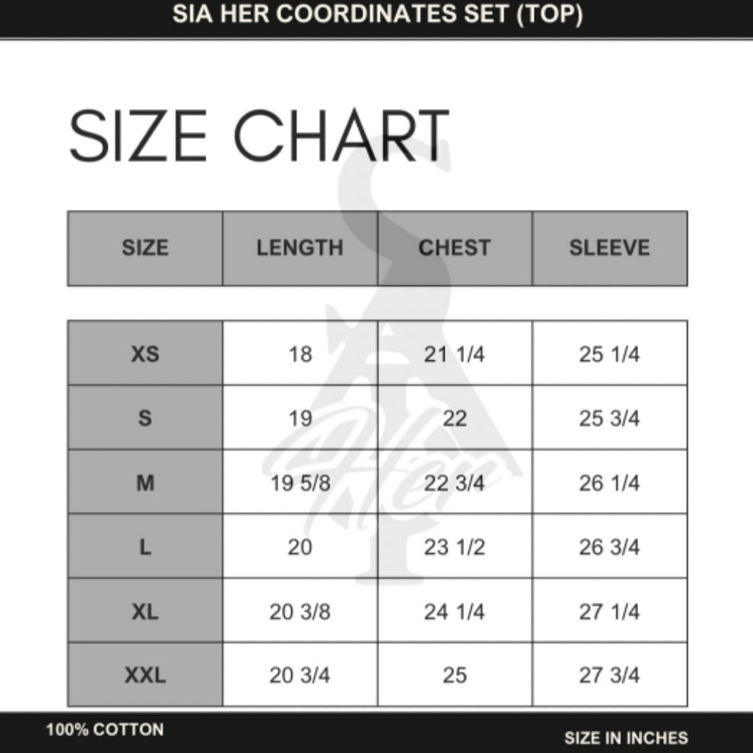 SIA HER "Sage Green" Coordinates Set