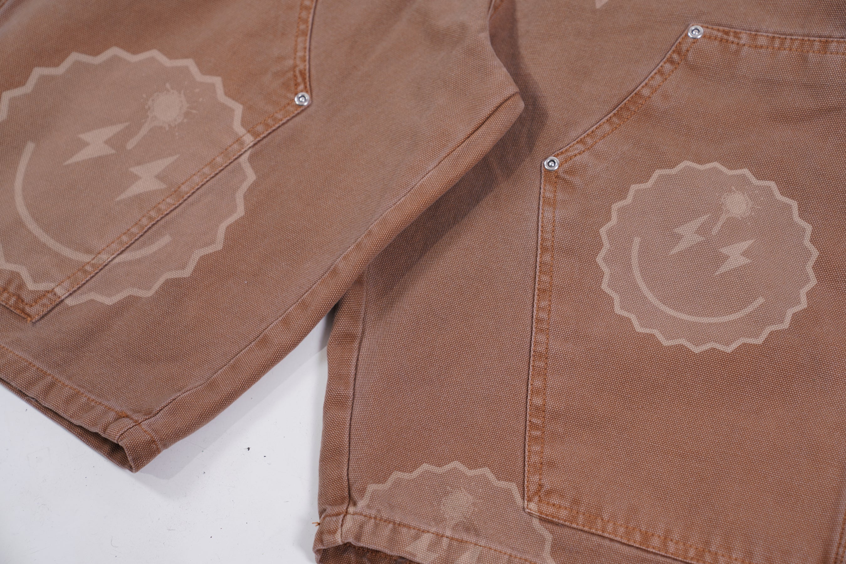 SIA LABS CUSTOM MADE “TAN” Y2K AMH CARPENTER SHORTS