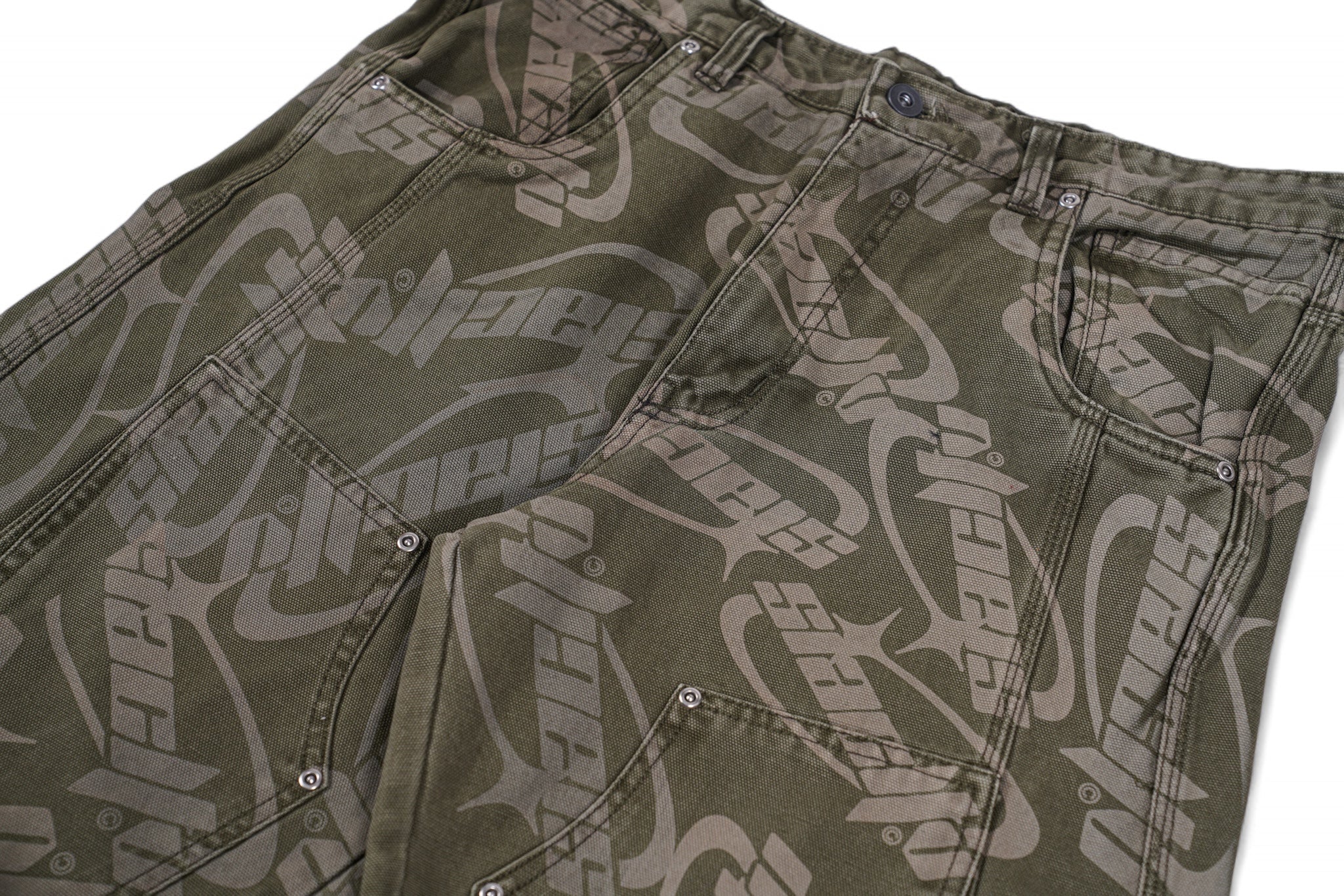 SIA LABS CUSTOM MADE “OLIVE” CARPENTER SHORTS