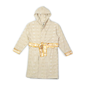 
                  
                    Load image into Gallery viewer, SIA &amp;quot;CREAM&amp;quot; LUX HOODED ROBE
                  
                