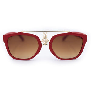 
                  
                    Load image into Gallery viewer, SIA HAMPTON &amp;quot;MATTE RED&amp;quot; GLASSES
                  
                