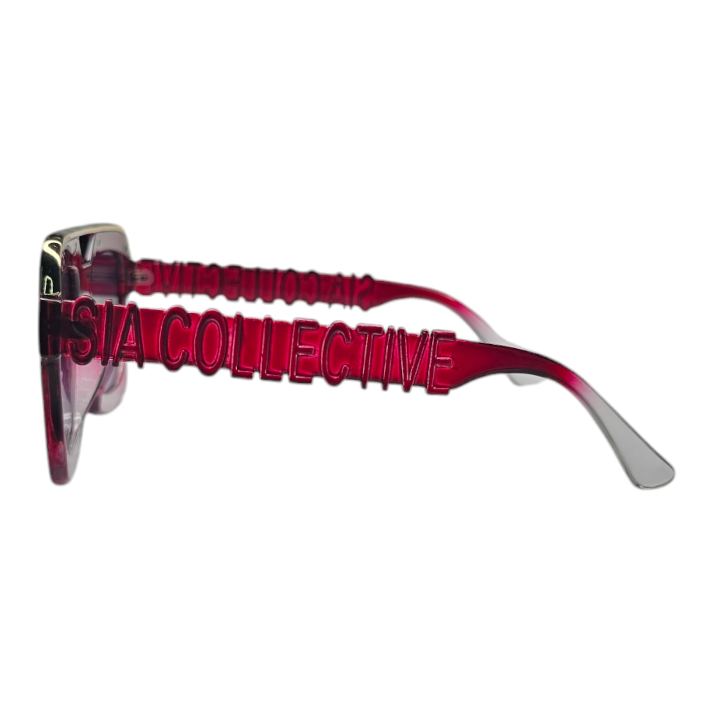 SIA "BURGUNDY2CLEAR FADE" EZE GLASSES