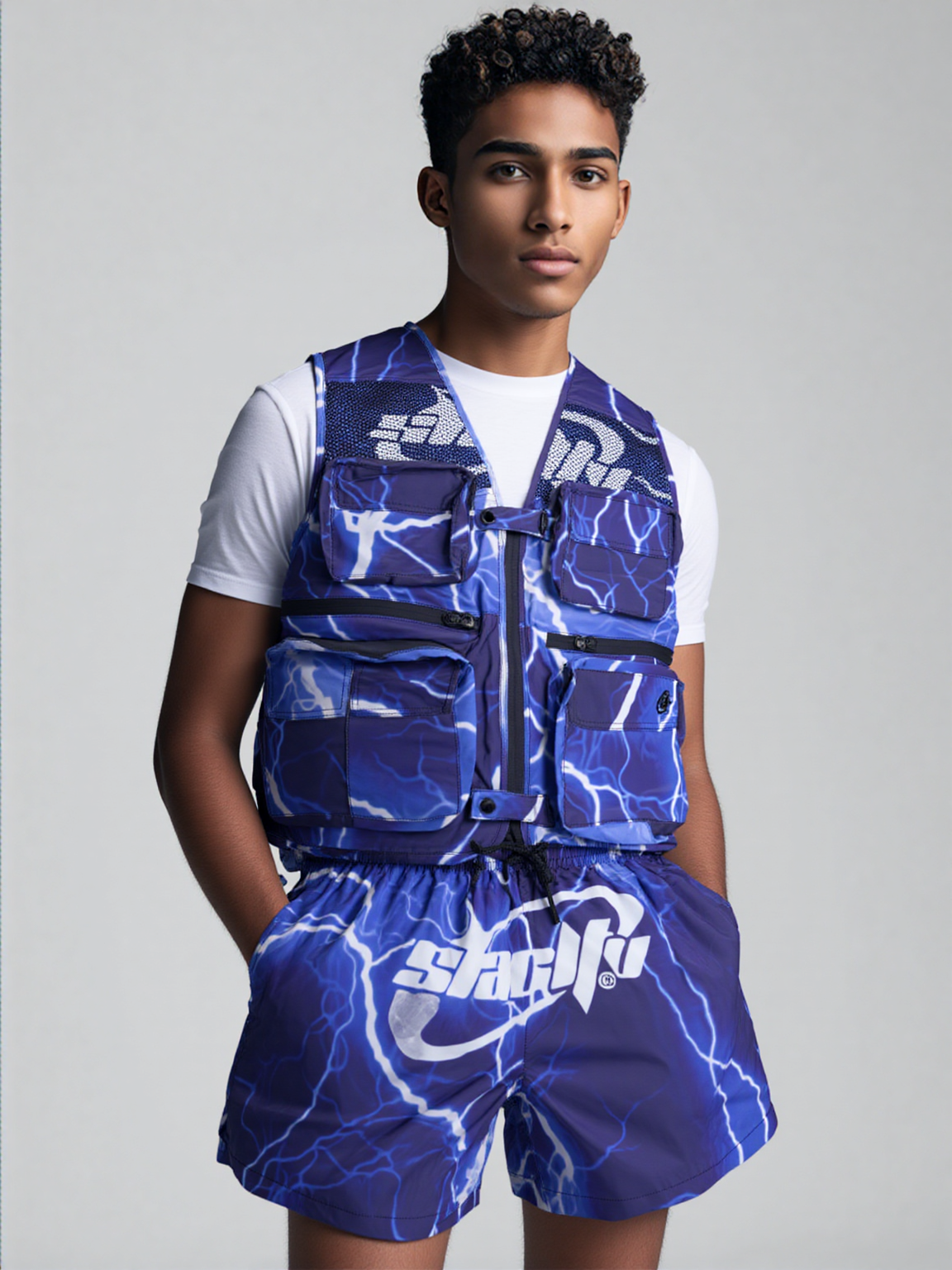 SIA "BLUE LIGHTING" REFLECTIVE HUNTING VEST