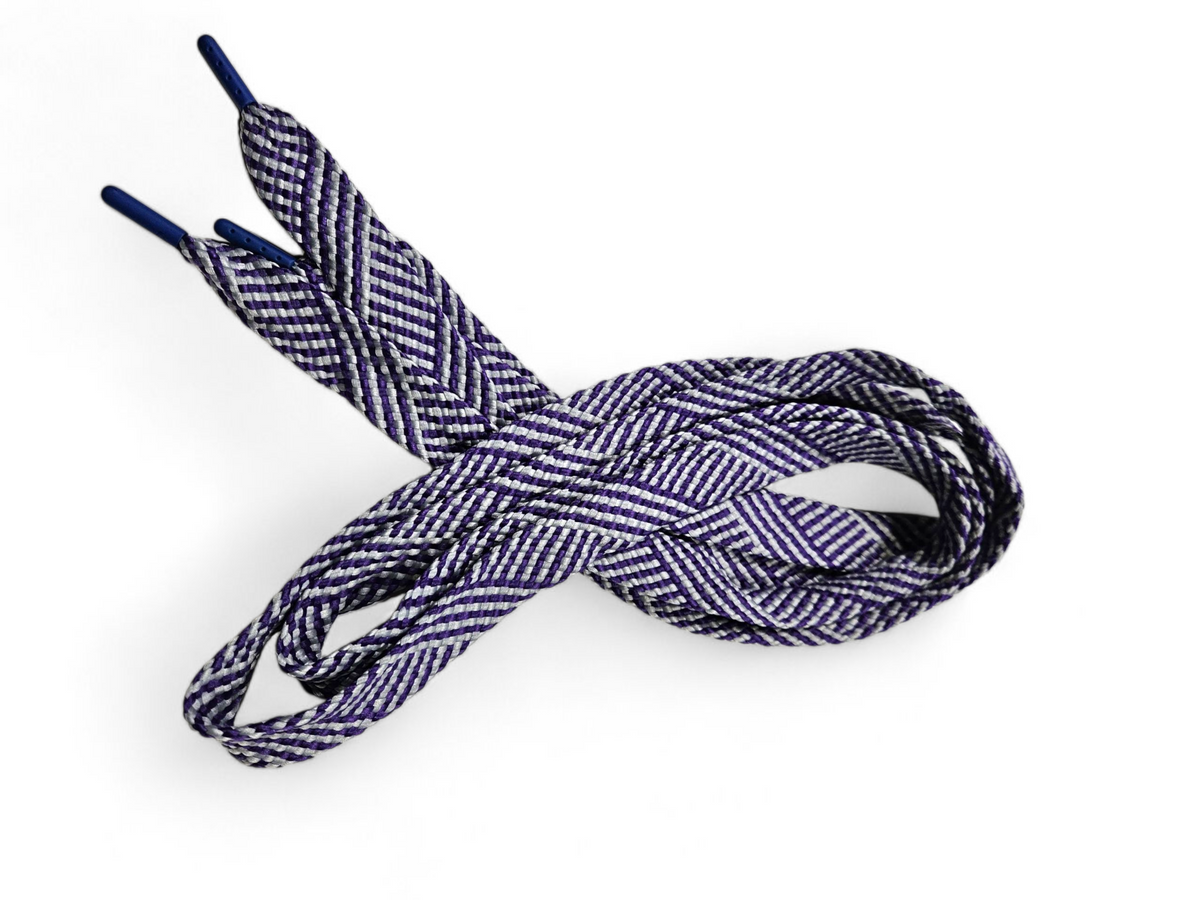 "PURPLE GREY " SUPER FAT LACES (Labor Day ‘26)