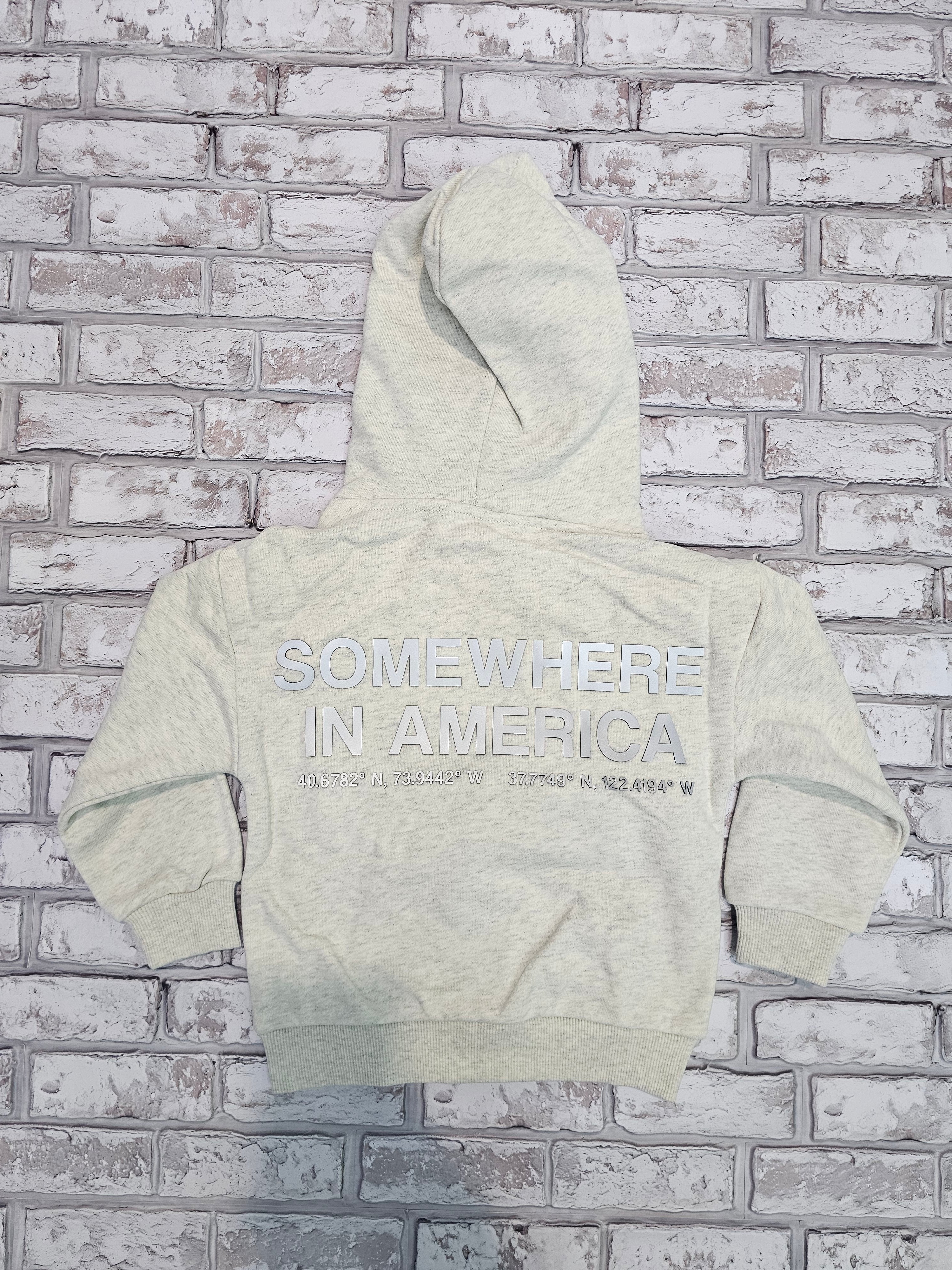 "OATMEAL" KIDS ESNTLS HOODIE (BACK2SCHOOL)