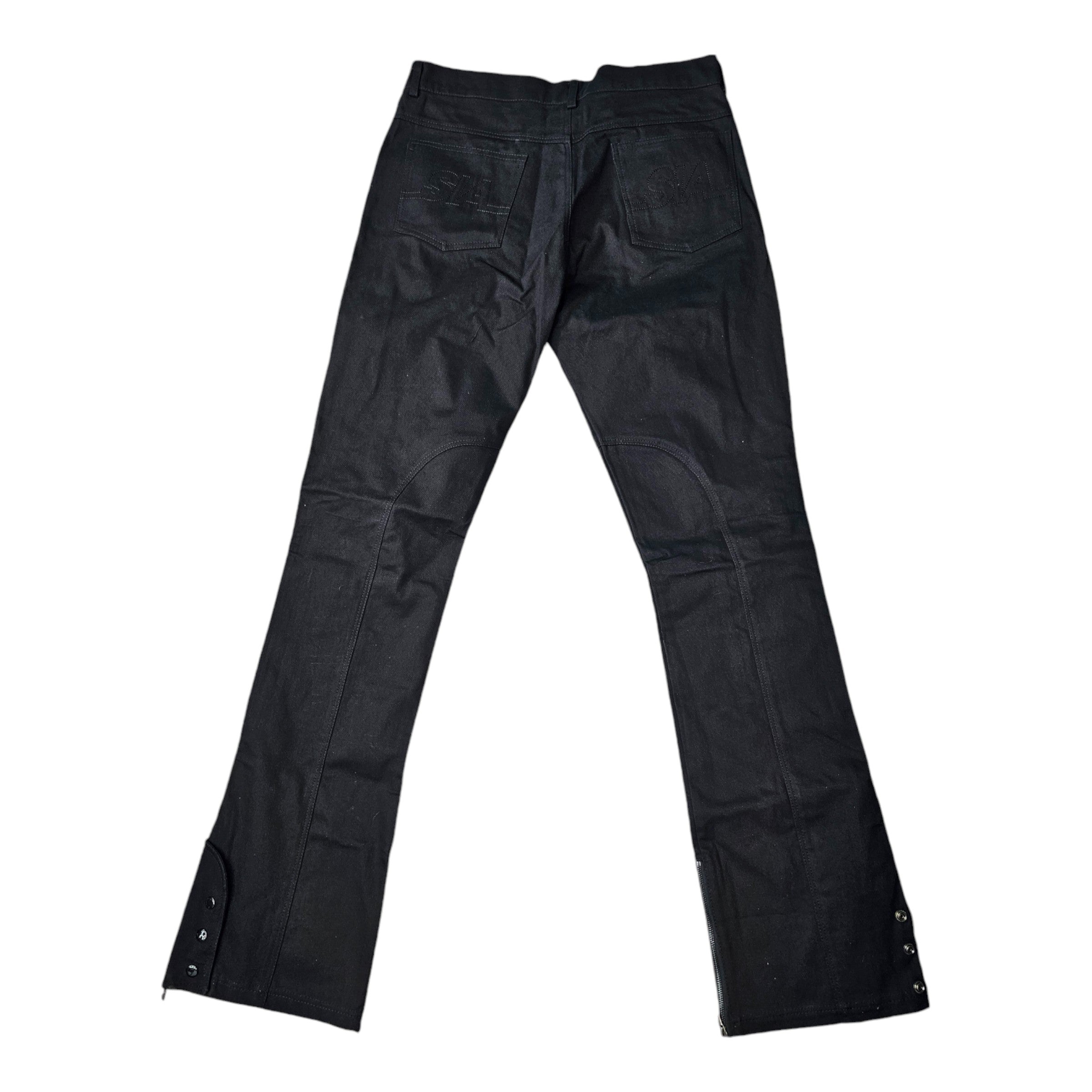 FW/24 SIA "BLICKIE V2" BLACK STACKED JEANS