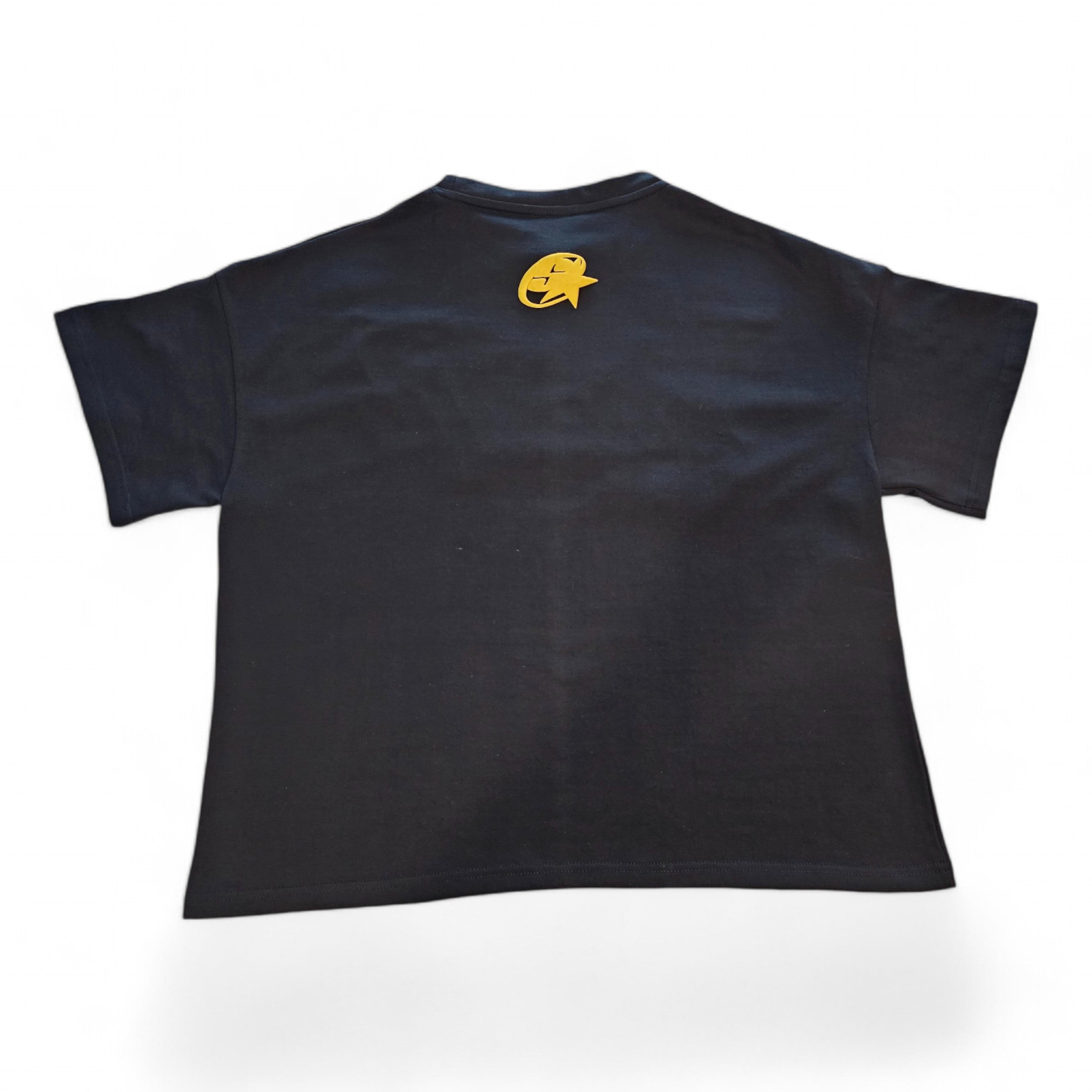 FW/24 SIA "BLACK/YELLOW" PUFF PRINT T-SHIRT