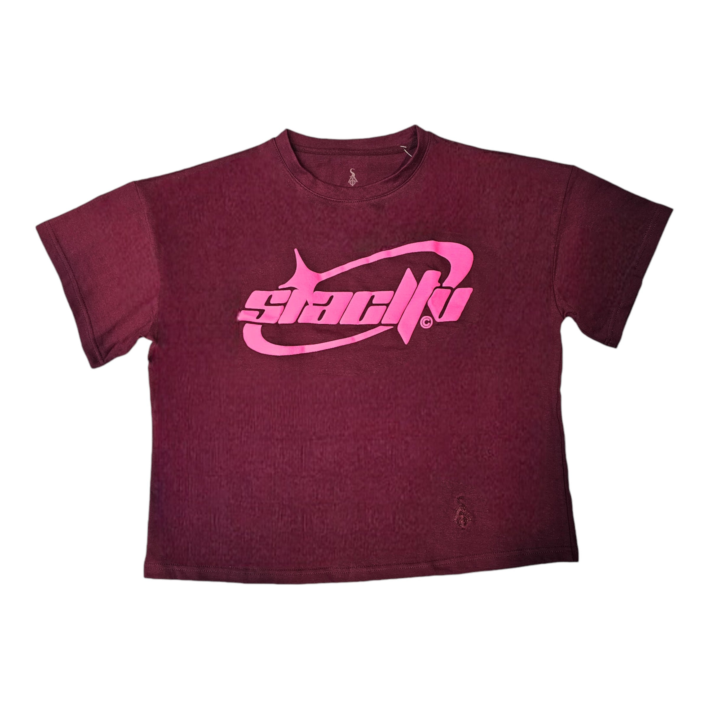 FW/24 SIA "BURGUNDY" PUFF PRINT T-SHIRT