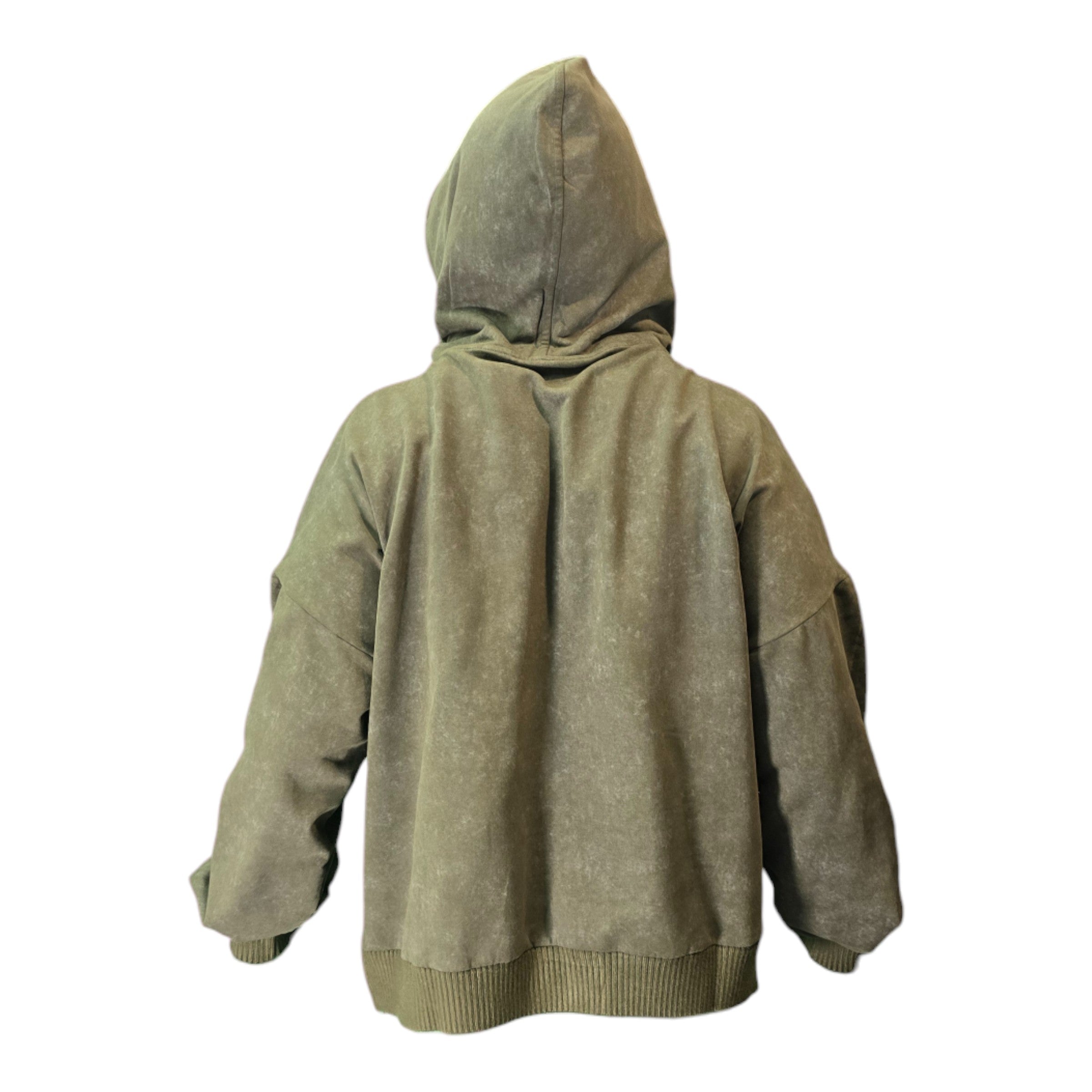 FW/24 SIA "OLIVE/COFFEE" STACKED DOUBLE HOODIE