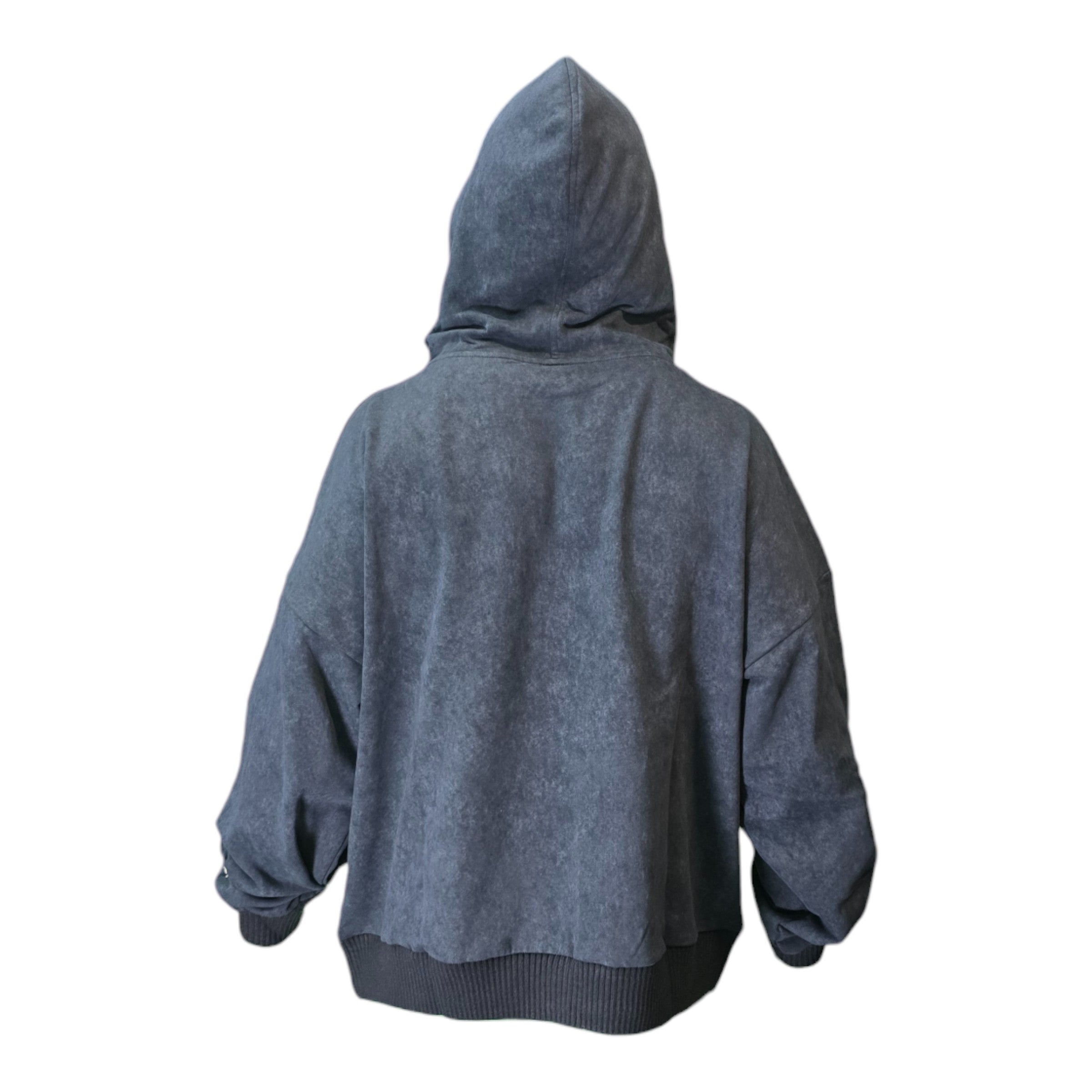 FW/24 SIA "NAVY/NAVY" STACKED DOUBLE HOODIE