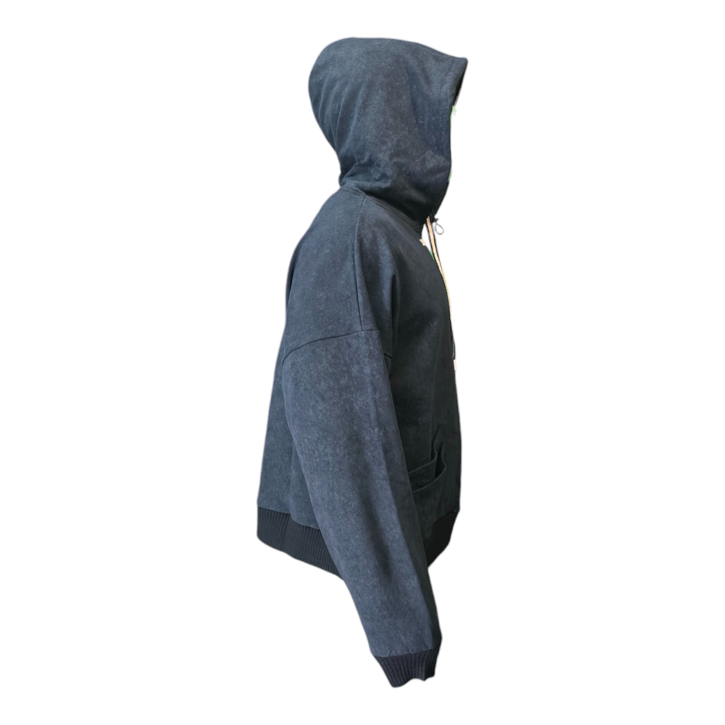 FW/24 SIA "NAVY/NAVY" STACKED DOUBLE HOODIE