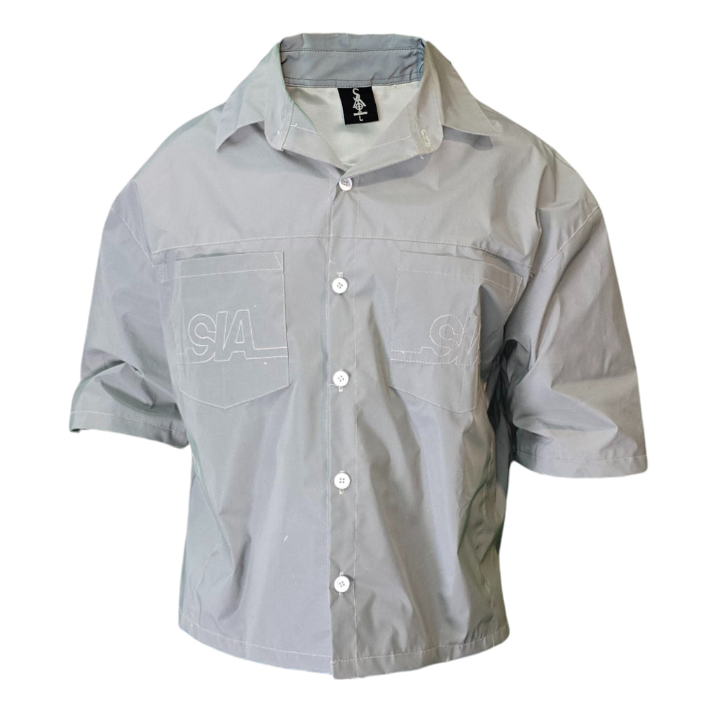 FW/24 SIA "GREY" BOXCUT REFLECTIVE SHIRT