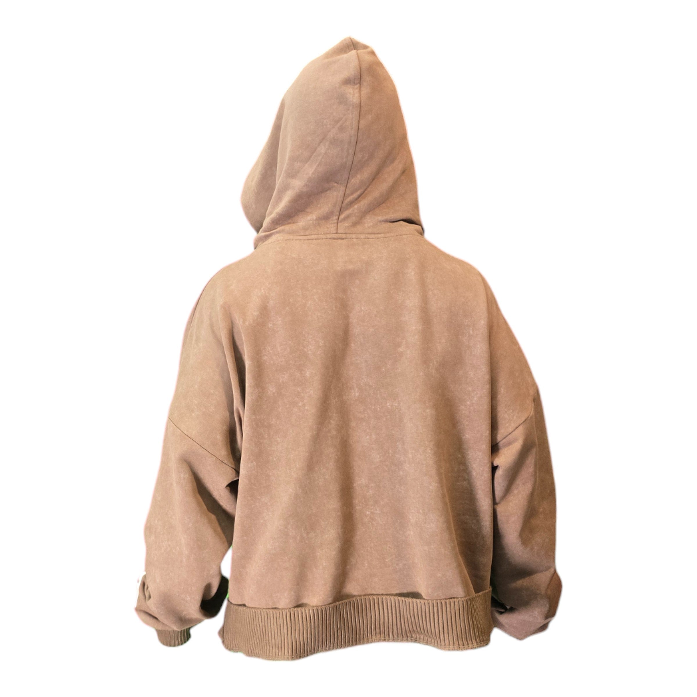 FW/24 SIA "COFFEE/OLIVE" STACKED DOUBLE HOODIE