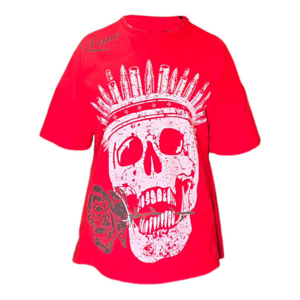 FW/24 SIA "RED" SKULL T-SHIRT