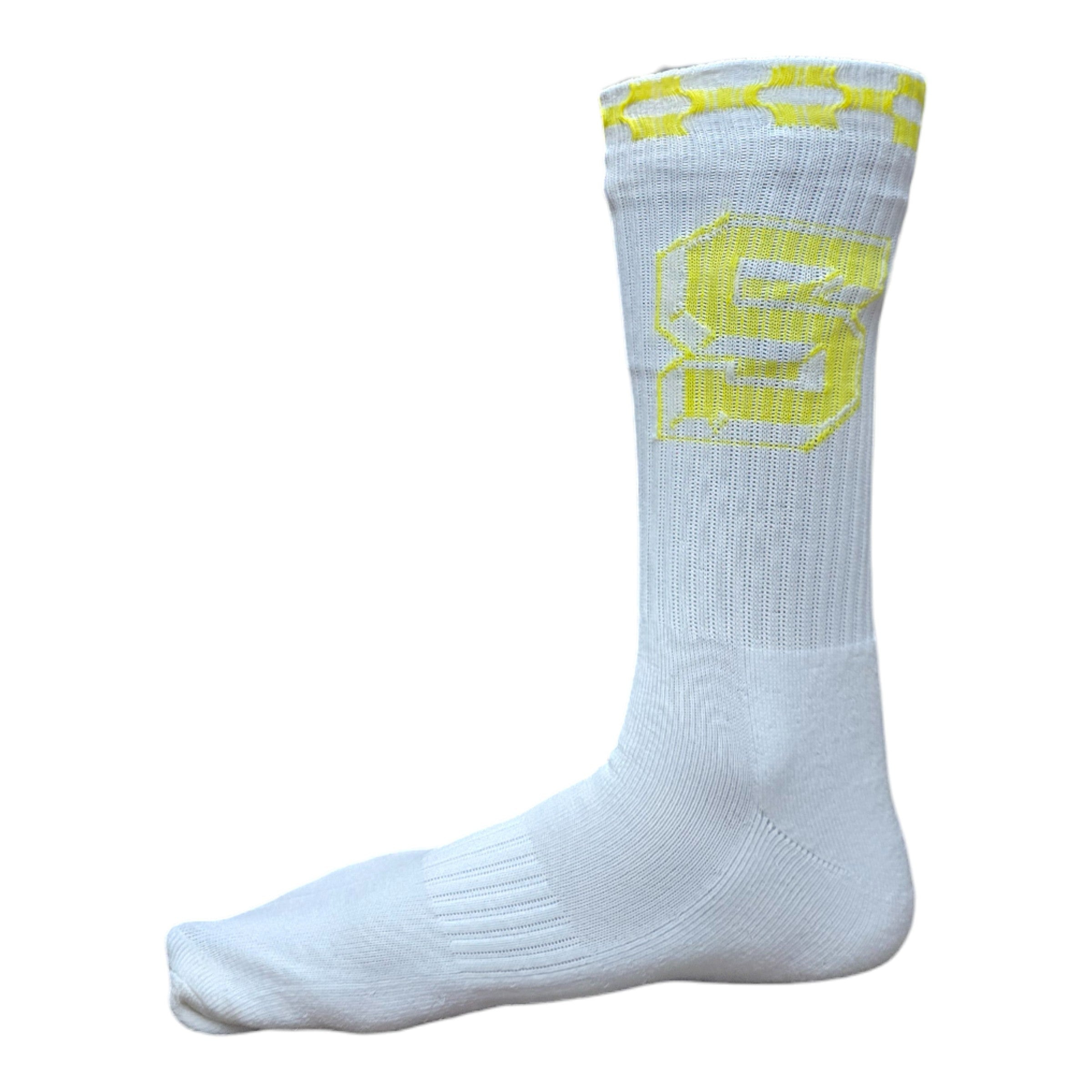 FW/24 SIA "YELLOW" GLOW CHECKERED VARSITY SOCKS