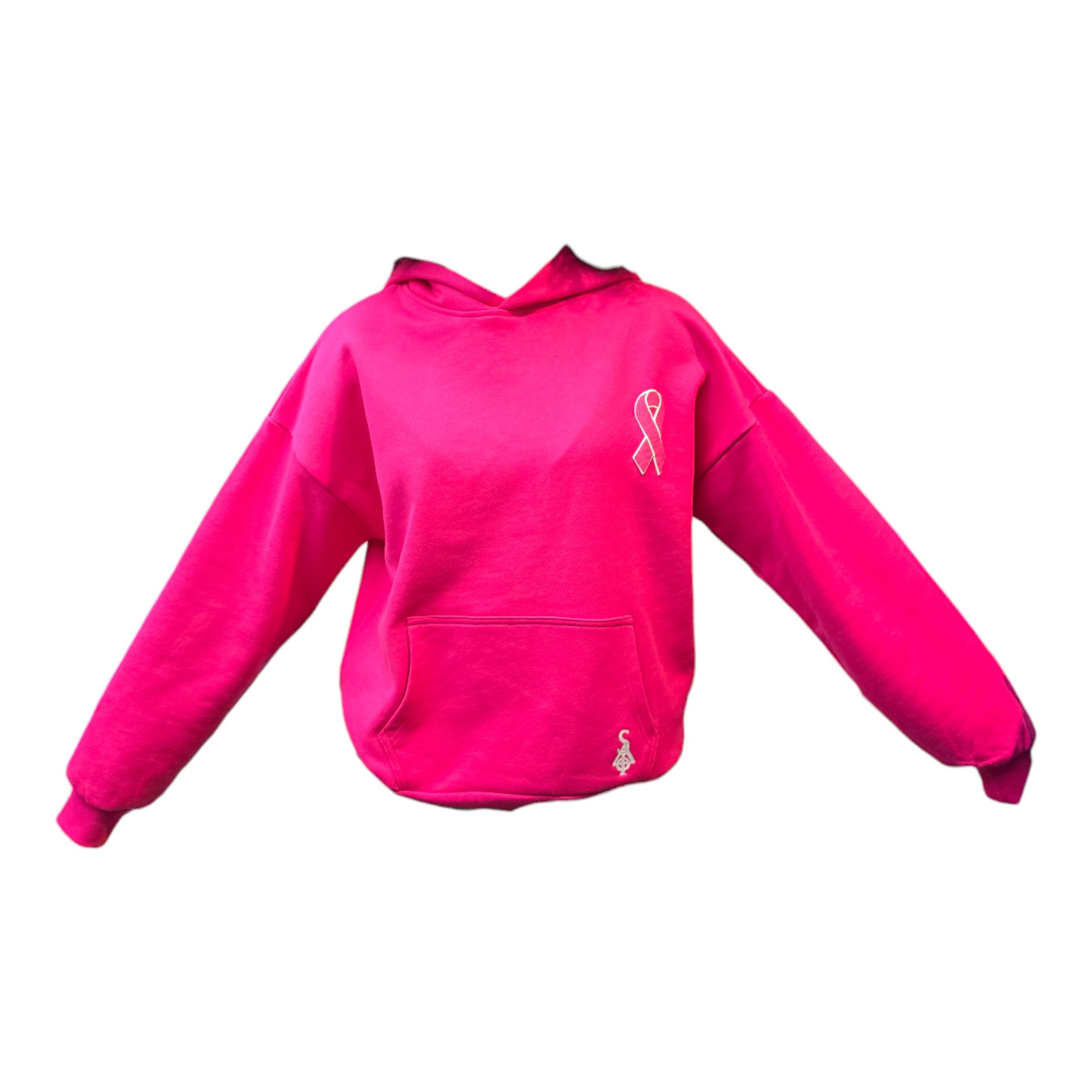 FW/24 SIA "PHUCK CANCER" PINK HOODIE