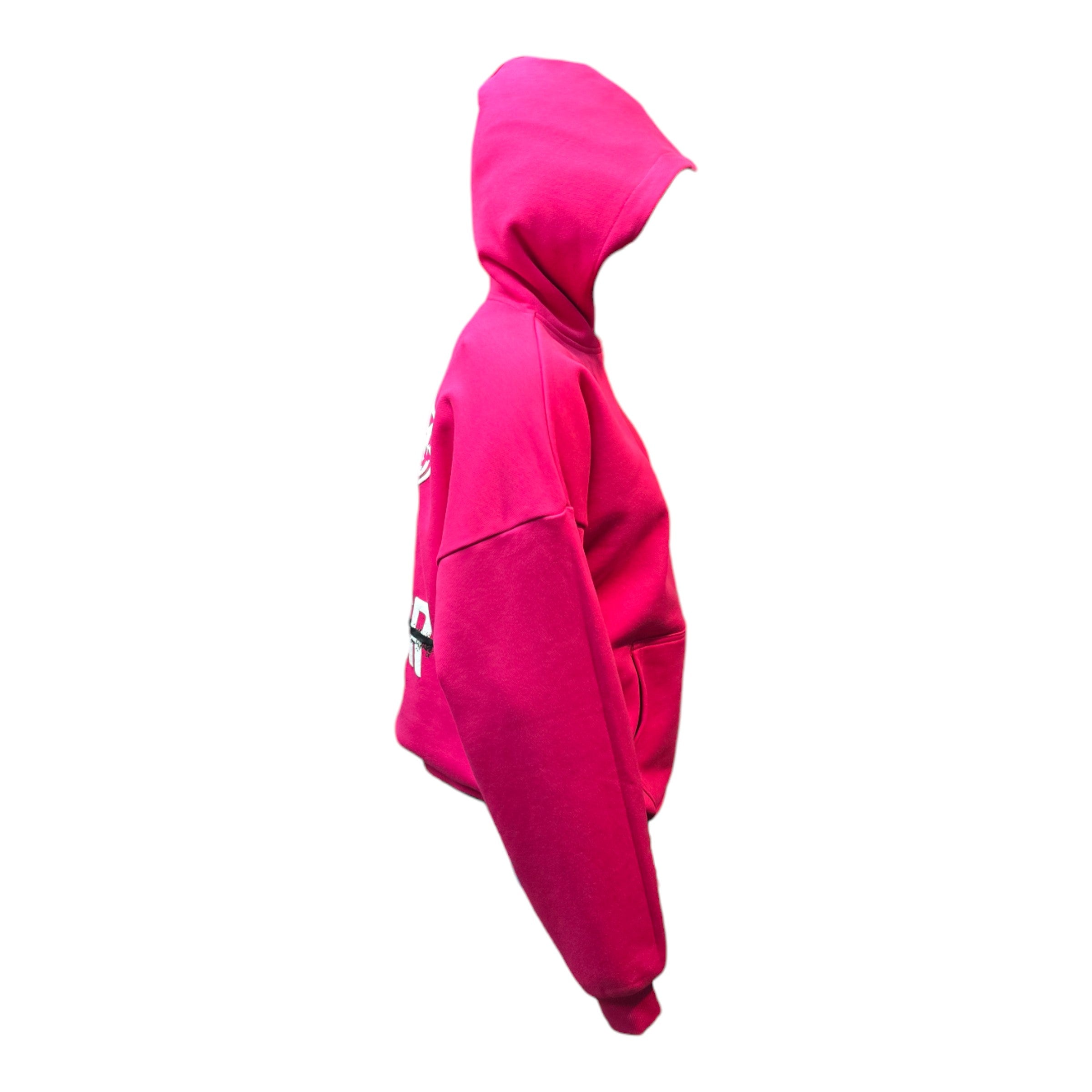 FW/24 SIA "PHUCK CANCER" PINK HOODIE