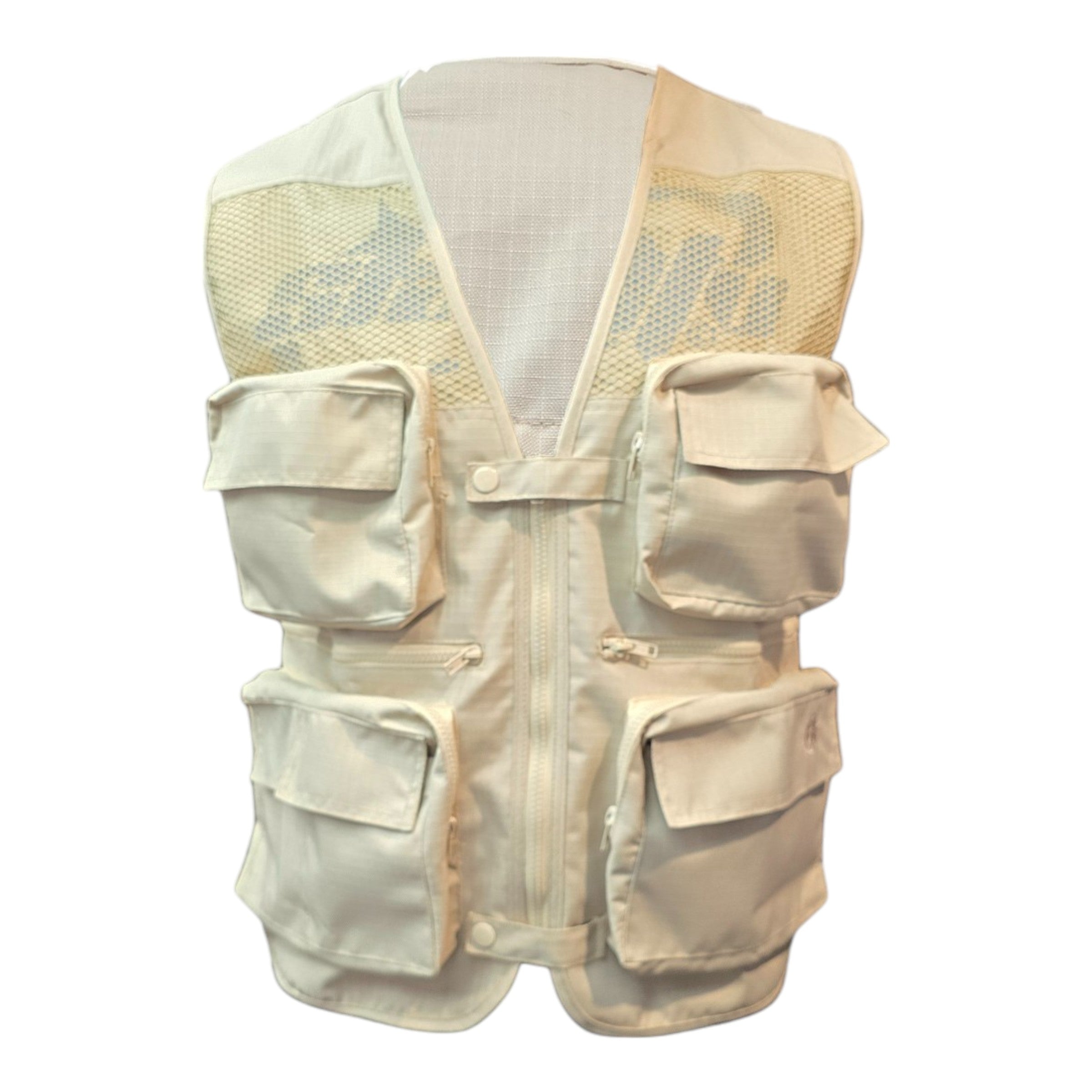 FW/24 SIA "Reflective Y2K" TAN CARGO VEST