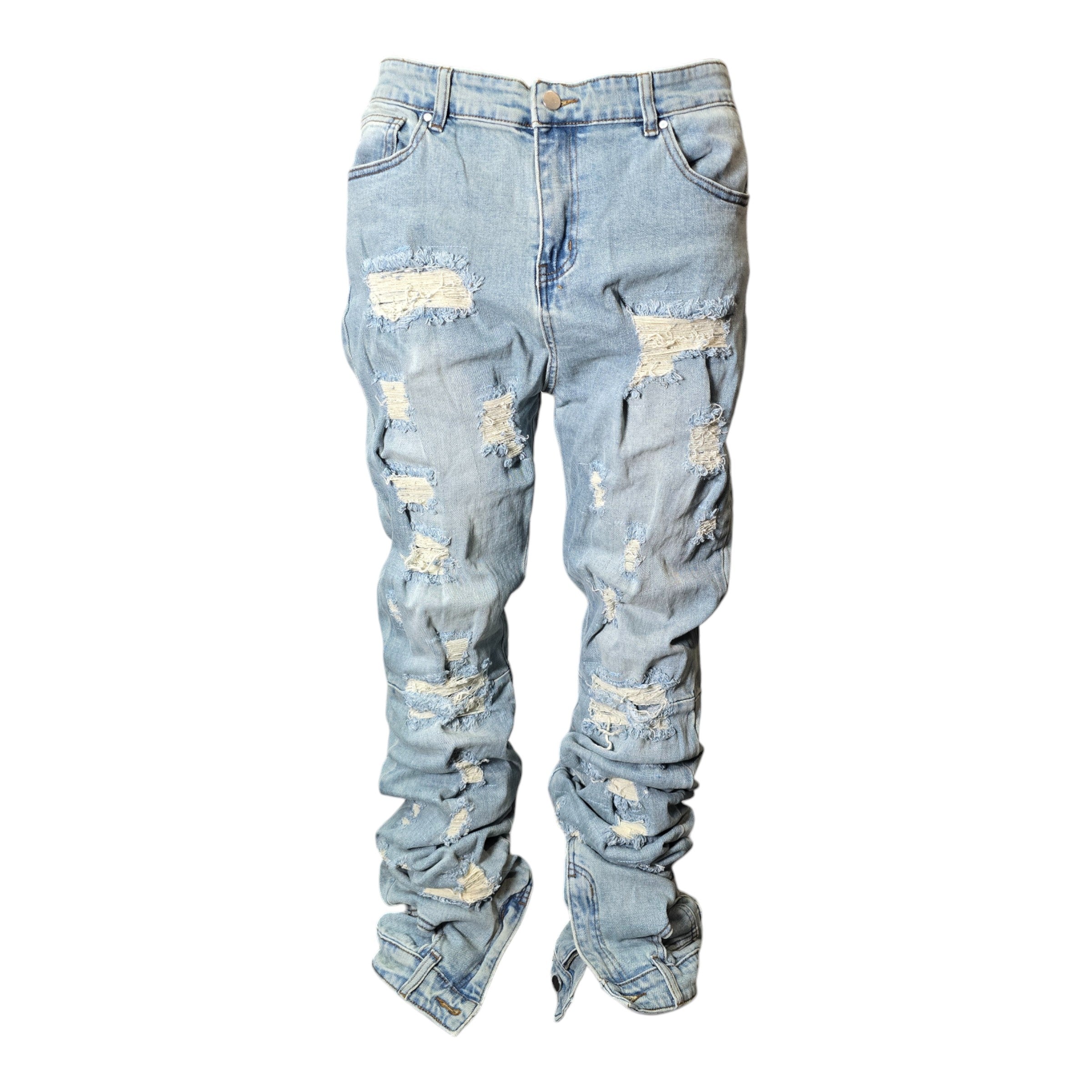 FW/24 SIA "LIGHT BLUE" UPSIDE DOWN JEANS