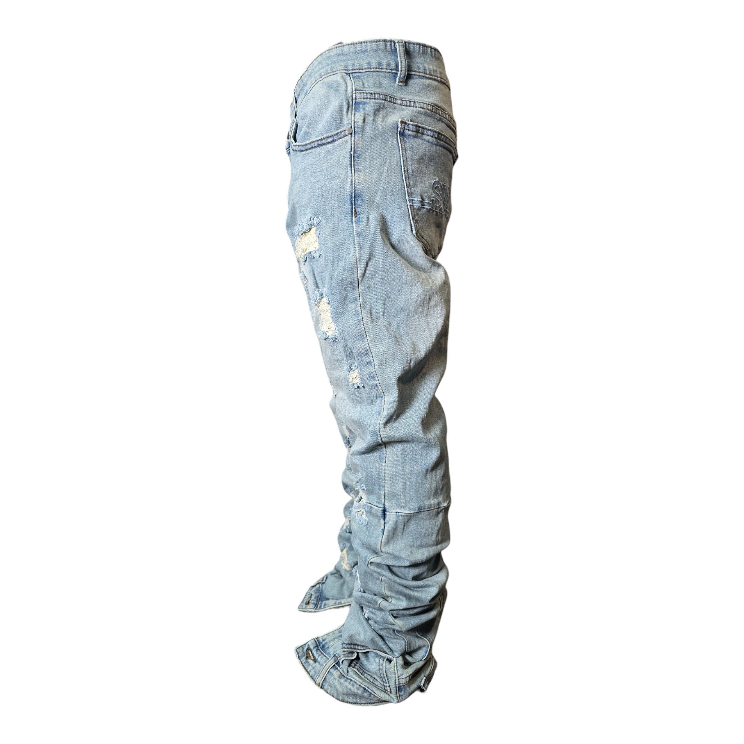 FW/24 SIA "LIGHT BLUE" UPSIDE DOWN JEANS