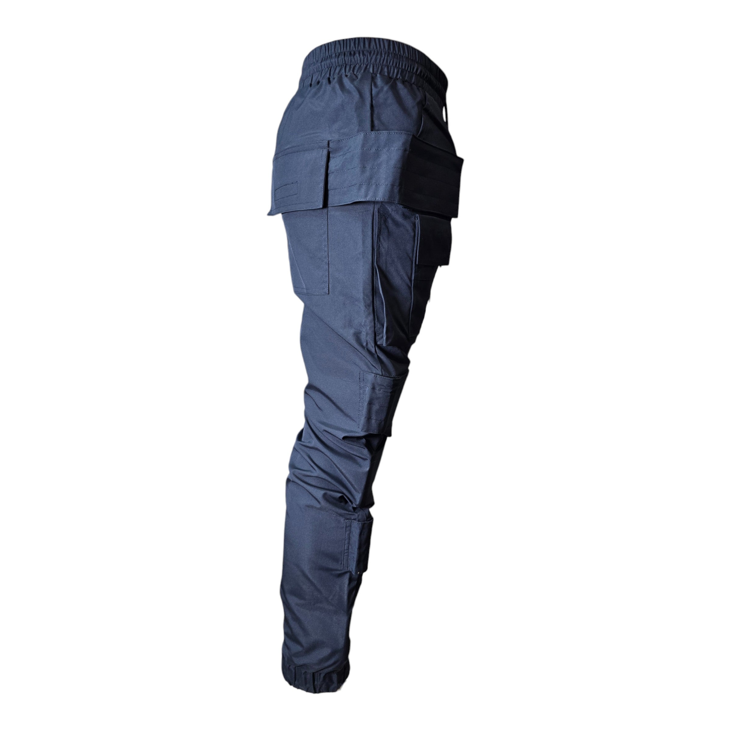 FW/24 SIA "NAVY" STAY STRAPPED PANTS