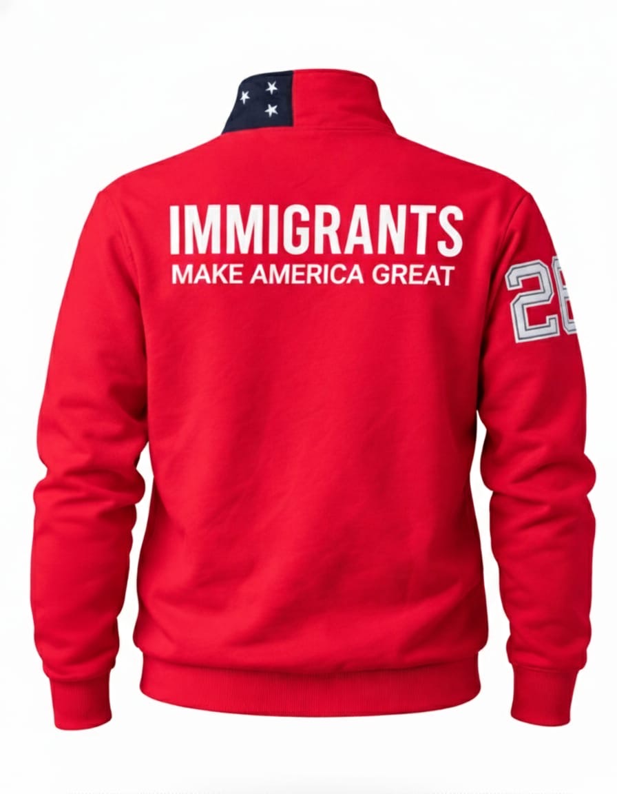 IMAG USA Quarter Zip Sweater