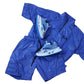 PADDED WINDBREAKER SHORTS (BLUE)