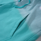 Hoodie Shorts (Turquoise Fade)