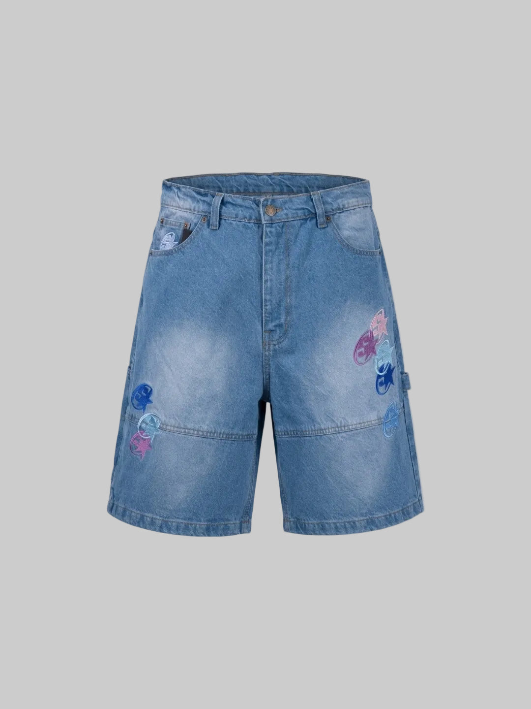 Y2K CARPENTER SHORTS (BLUE)