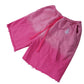 Hoodie Shorts (Pink Fade)