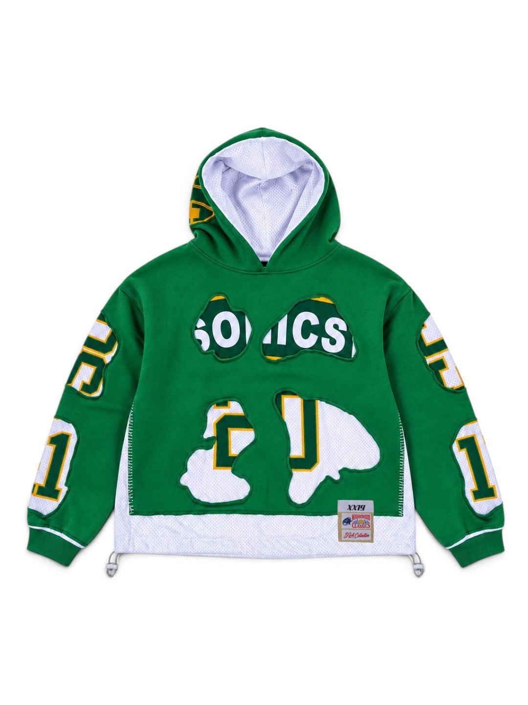 (PREORDER!!!!!) HANDMADE UPCYCLE HOODIE - (SEATTLE)