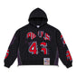 (PREORDER!!!!!) HANDMADE UPCYCLE HOODIE - (CHICAGO PINSTRIPES)