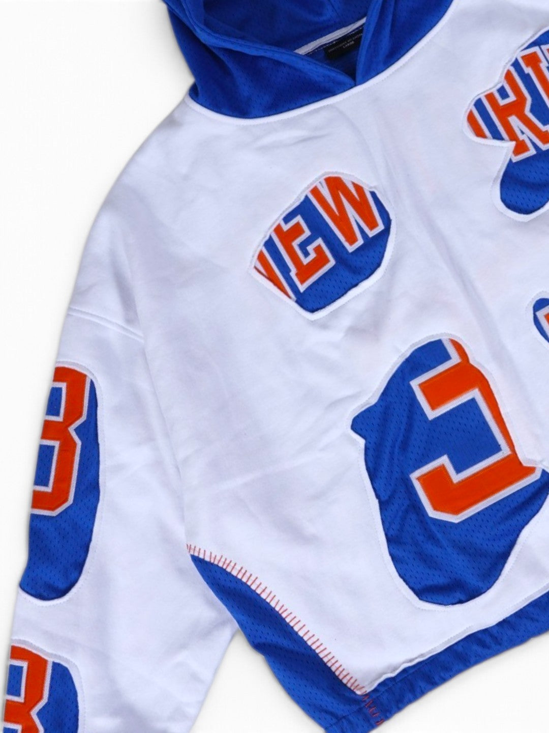 (PREORDER!!!!!) HANDMADE UPCYCLE HOODIE - (NYC)