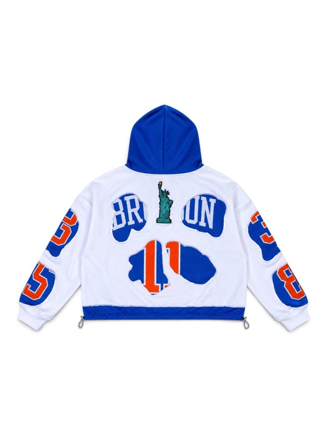 (PREORDER!!!!!) HANDMADE UPCYCLE HOODIE - (NYC)