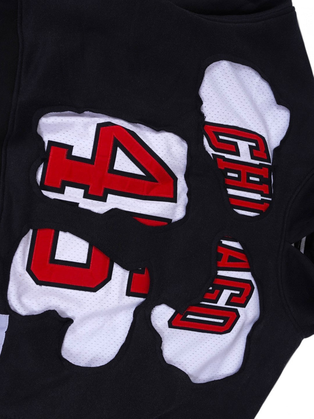 (PREORDER!!!!!) HANDMADE UPCYCLE HOODIE - (CHI-CITY)
