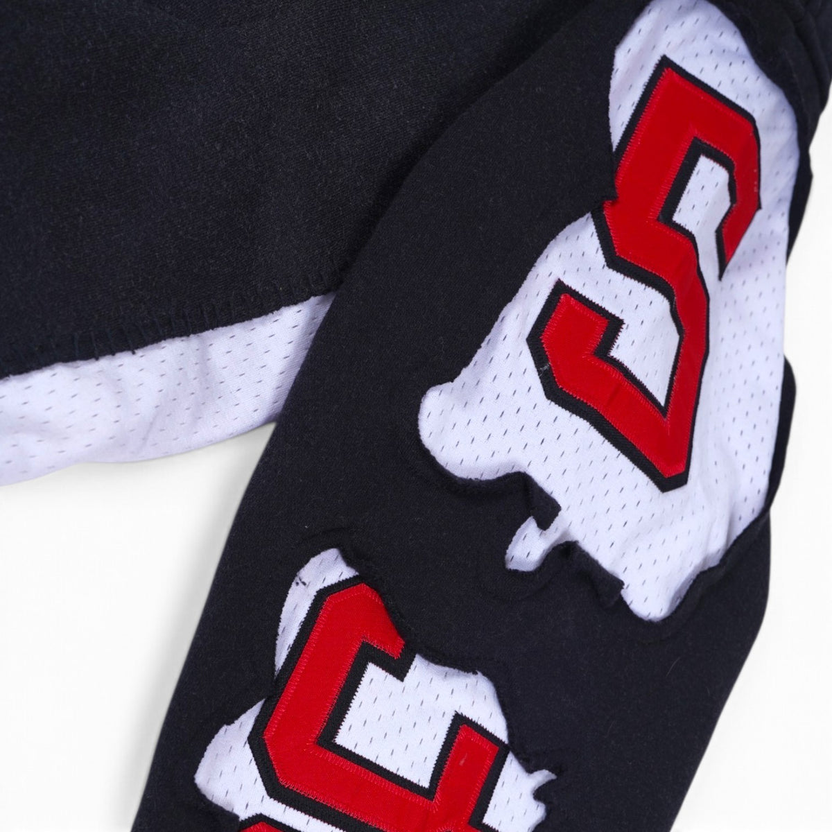 (PREORDER!!!!!) HANDMADE UPCYCLE HOODIE - (CHI-CITY)