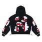 (PREORDER!!!!!) HANDMADE UPCYCLE HOODIE - (CHI-CITY)