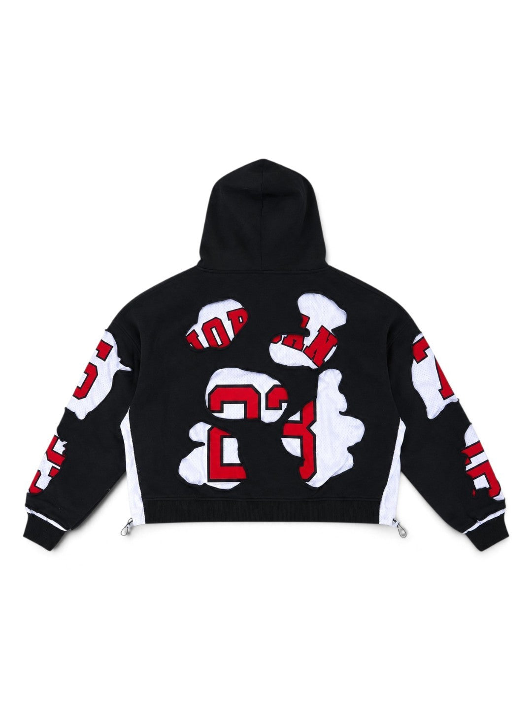 (PREORDER!!!!!) HANDMADE UPCYCLE HOODIE - (CHI-CITY)