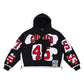 (PREORDER!!!!!) HANDMADE UPCYCLE HOODIE - (CHI-CITY)