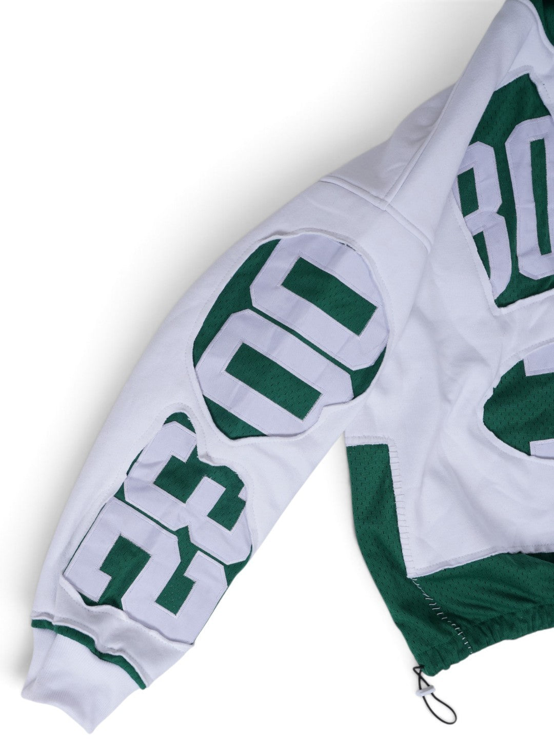 (PREORDER!!!!!) HANDMADE UPCYCLE HOODIE - (BEAN TOWN)