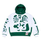 (PREORDER!!!!!) HANDMADE UPCYCLE HOODIE - (BEAN TOWN)