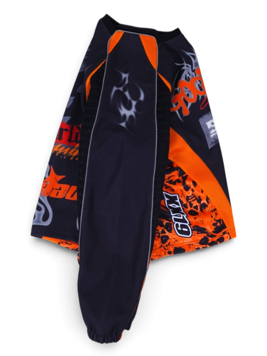 (PREORDER!!!!!) Y2K MOTOR-CROSS JERSEY (ORANGE SKULL)