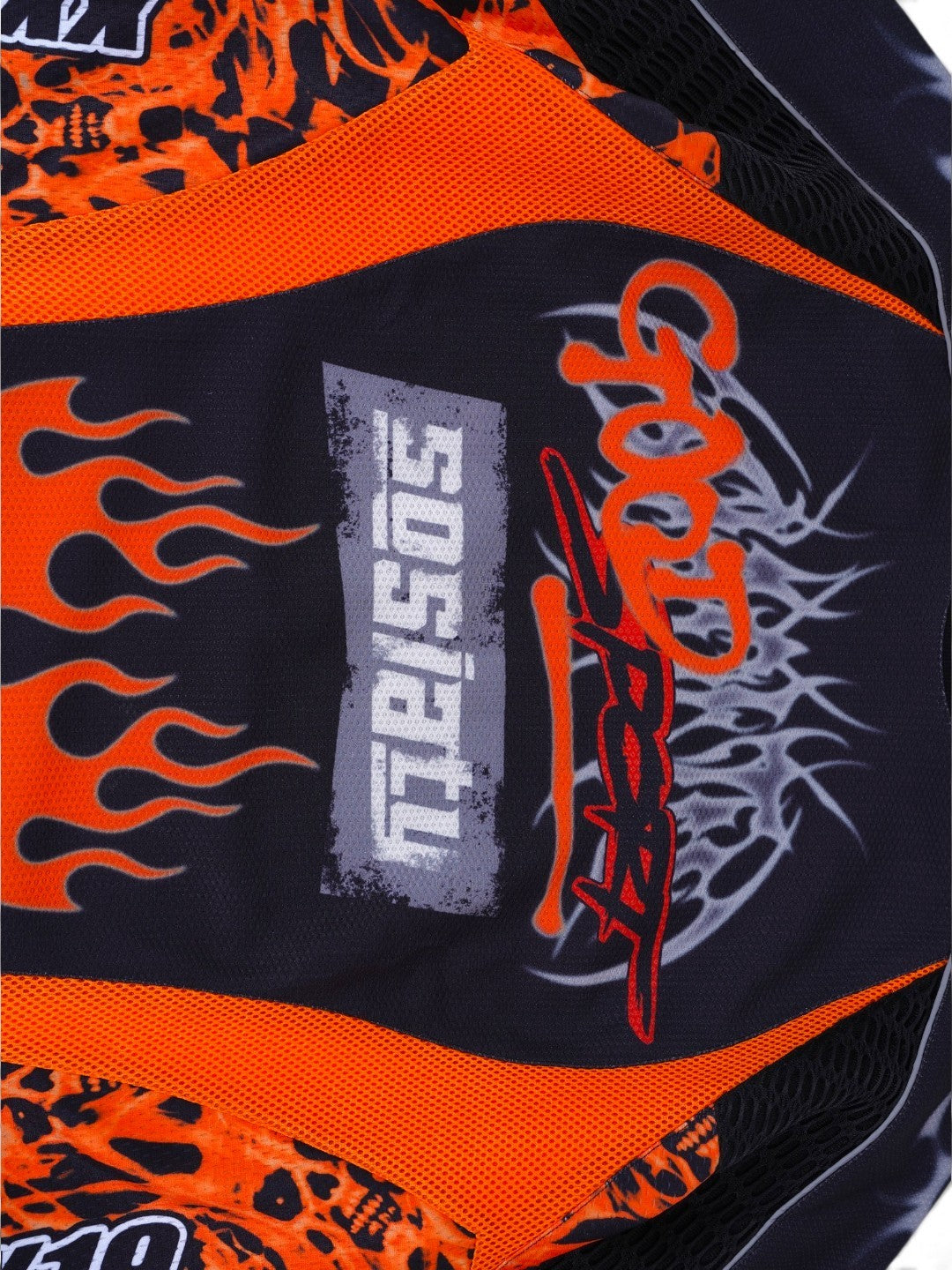 (PREORDER!!!!!) Y2K MOTOR-CROSS JERSEY (ORANGE SKULL)