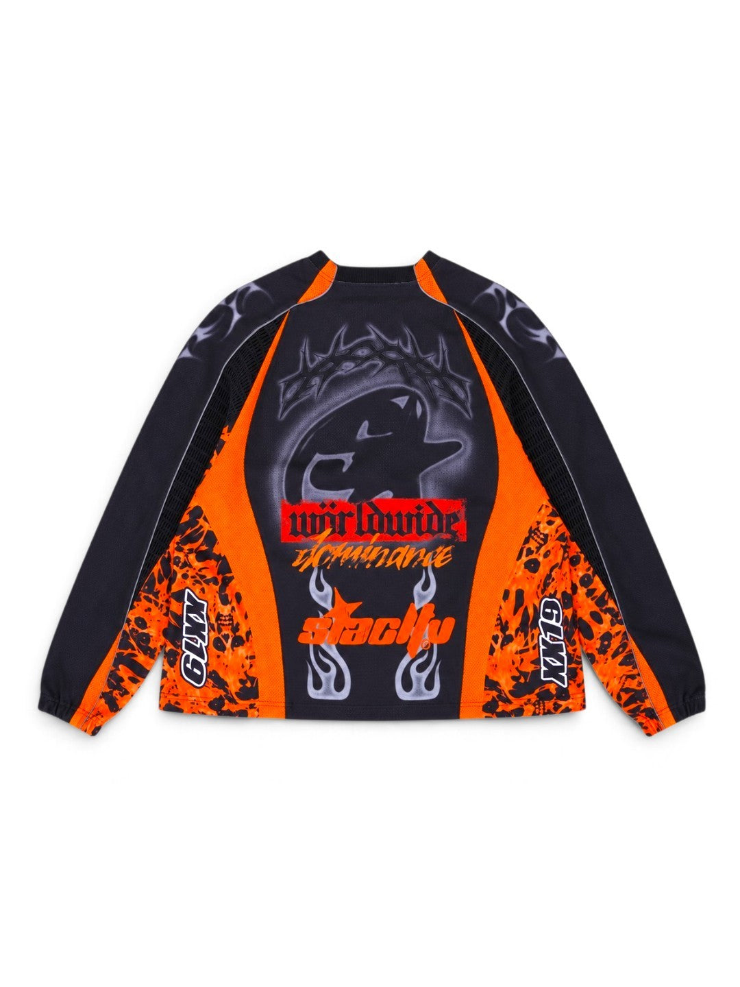 (PREORDER!!!!!) Y2K MOTOR-CROSS JERSEY (ORANGE SKULL)
