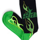 GREEN SKULL SOCKS