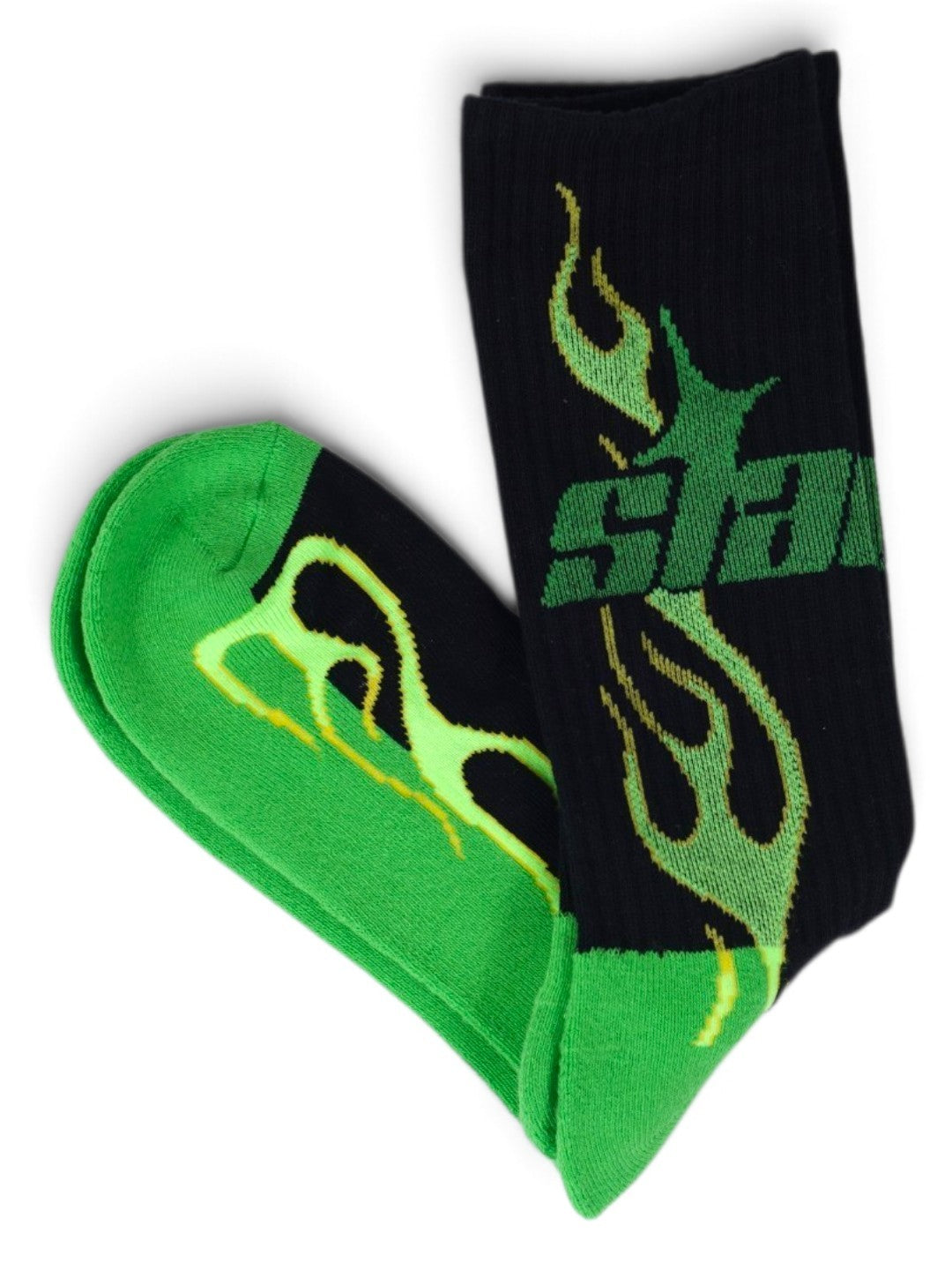 GREEN SKULL SOCKS