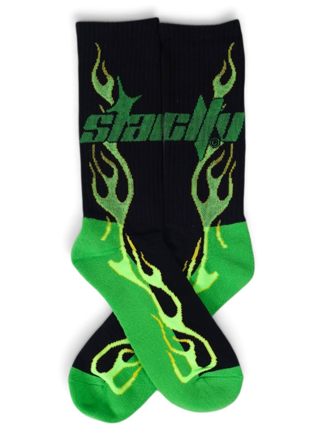GREEN SKULL SOCKS