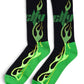 GREEN SKULL SOCKS