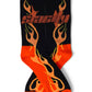 ORANGE SKULL SOCKS