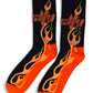 ORANGE SKULL SOCKS